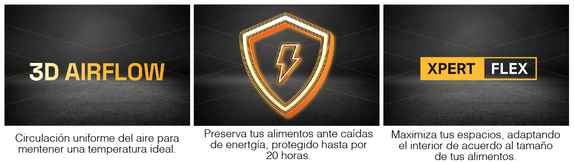 Nevecón 4 puertas Whirlpool 7501545587931 con 5 tecnologías, xpert inverter y con 592 litros de capacidad.
